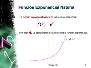 Funciones Exponenciales Y Logaritmicas