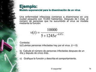 Funciones Exponenciales Y Logaritmicas