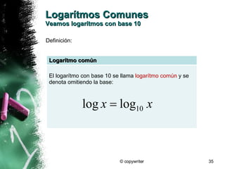 Funciones Exponenciales Y Logaritmicas
