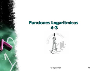 Funciones Exponenciales Y Logaritmicas