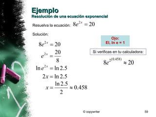Funciones Exponenciales Y Logaritmicas