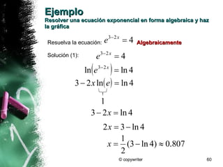 Funciones Exponenciales Y Logaritmicas