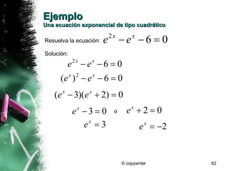 Funciones Exponenciales Y Logaritmicas