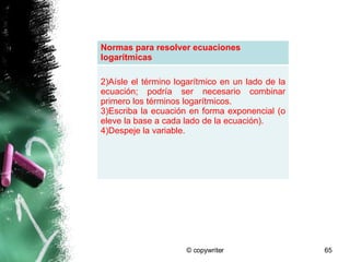 Funciones Exponenciales Y Logaritmicas