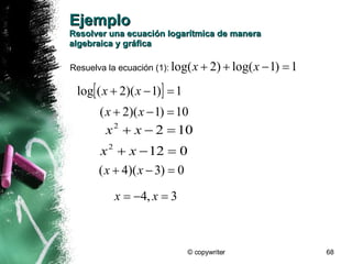 Funciones Exponenciales Y Logaritmicas