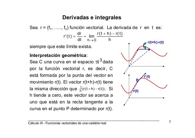 Funciones vectoriales