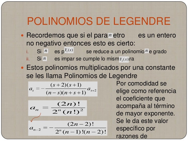 Funciones asociadas de legendre (final)