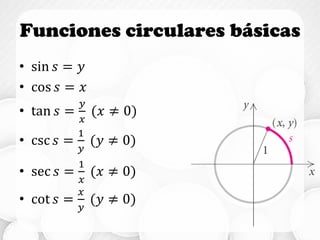 Funciones circulares | PDF
