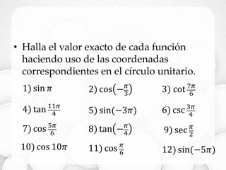 Funciones circulares | PDF