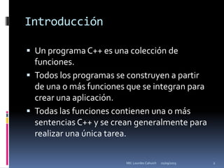 Funciones definidas por el usuario | PPTX