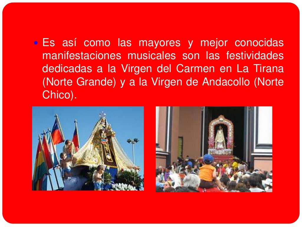 La música en las distintas zonas de Chile