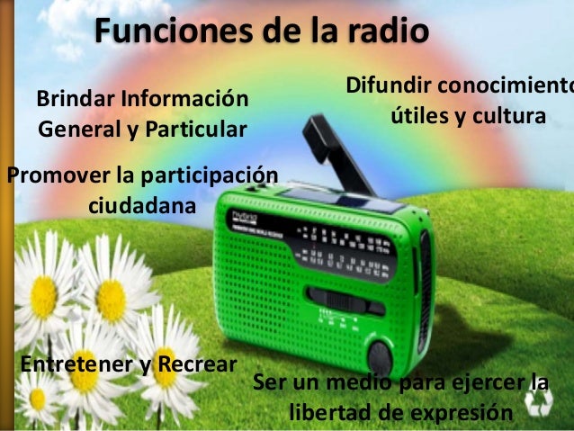 Funciones de la radio