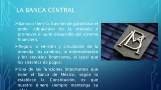 Funciones de las instituciones financieras de México