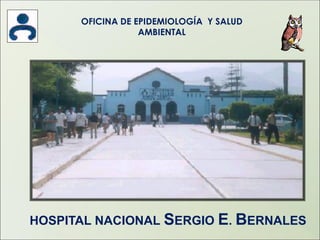 HOSPITAL NACIONAL SERGIO E. BERNALES
OFICINA DE EPIDEMIOLOGÍA Y SALUD
AMBIENTAL
 