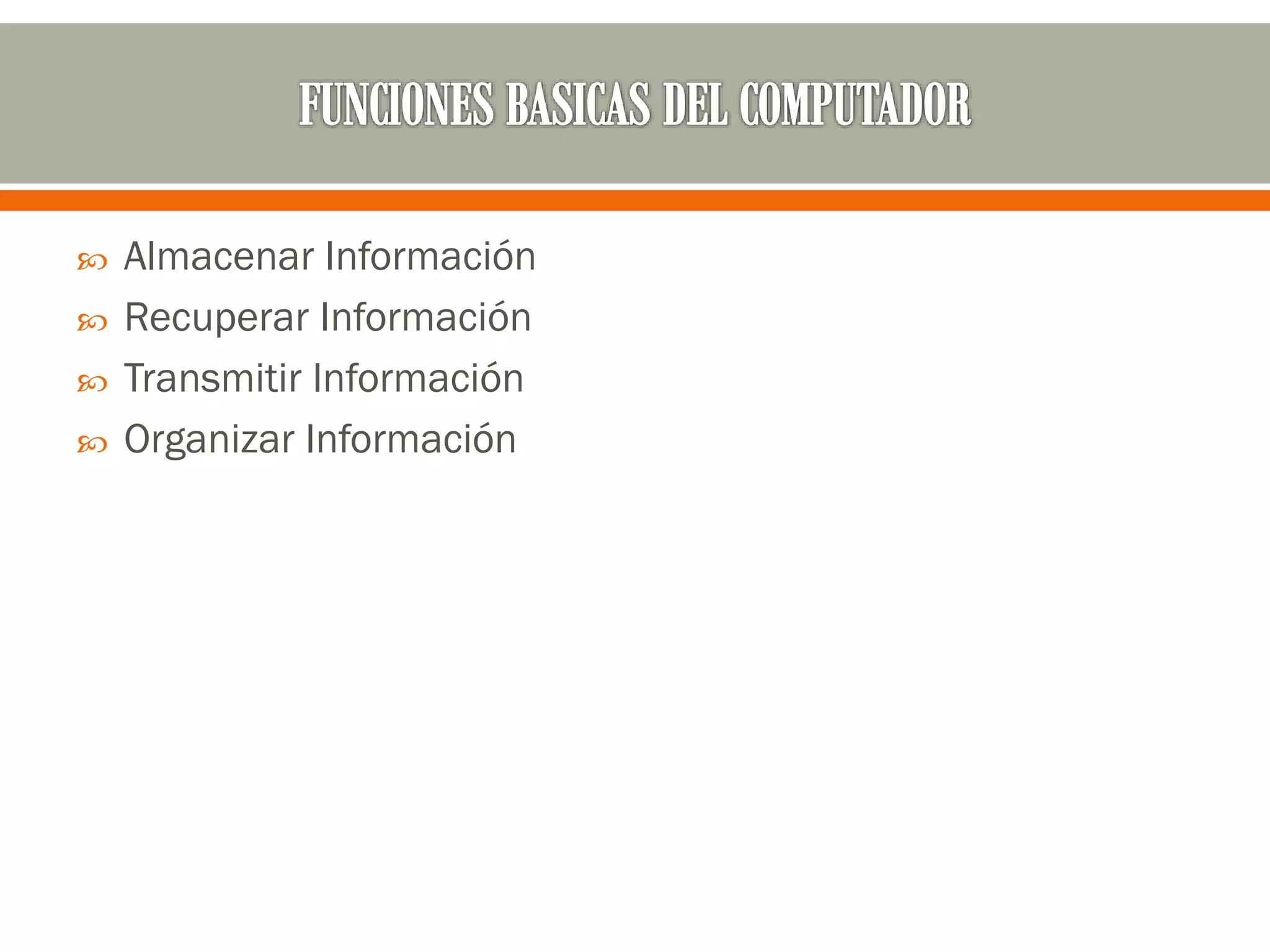 Funciones del computador | PPT