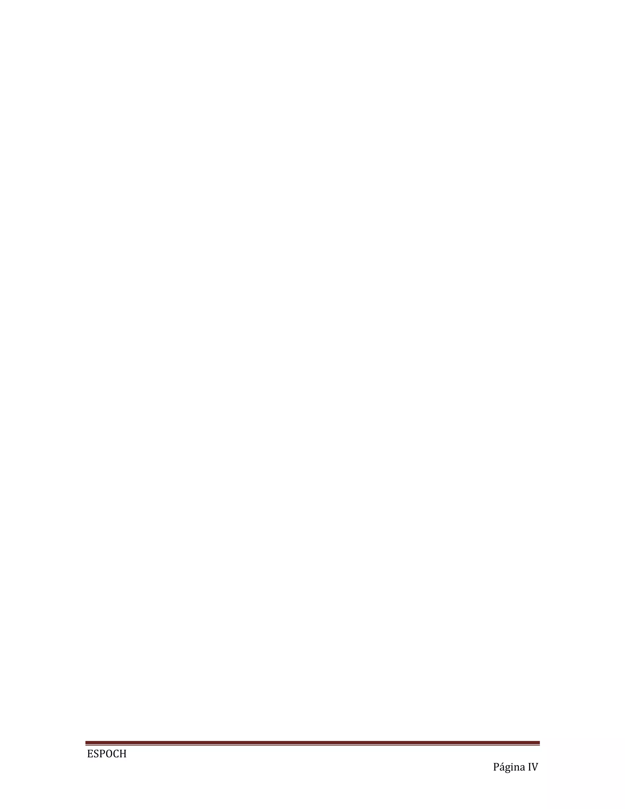 ESPOCH
Página IV

 