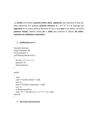 Funcionesen codeblocks ejerciciosresueltos | PDF