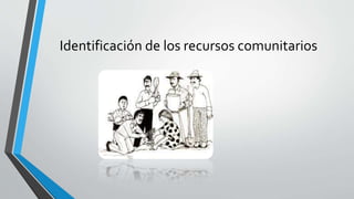 Identificación de los recursos comunitarios
 