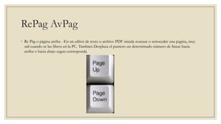 Funciones especiales del Teclado | PPSX