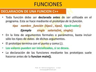 Funciones estructura | PDF