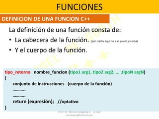 Funciones estructura | PPT