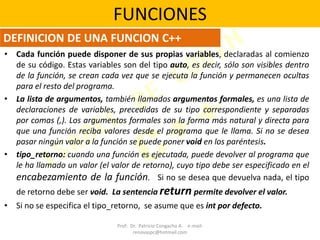 Funciones estructura | PDF