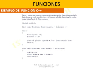 Funciones estructura | PPT