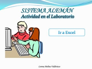 SISTEMA ALEMÁNActividad en el LaboratorioIr a Excel