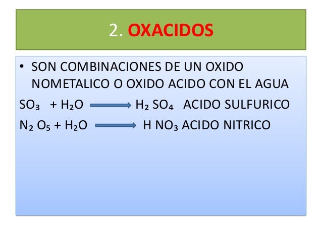 Funciones inorganicas quimica