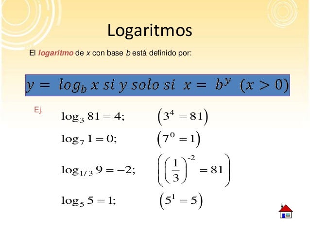 81=4/3 log tri log inversa Funciones expo princ
