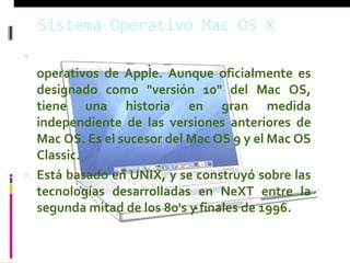 Funciones mac os | PPTX