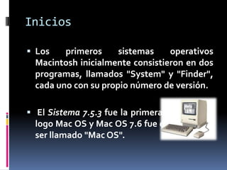 Funciones mac os | PPTX