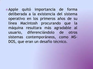 Funciones mac os | PPTX