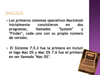 Funciones mac os | PPTX