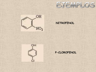 NITROFENOL




P-CLOROFENOL
 