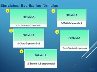 ÍNDICE
Ejercicios: Escriba las fórmulas
1 2
3
4
5
FÓRMULA
FÓRMULA
FÓRMULA
FÓRMULA
FÓRMULA
 