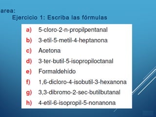 ÍNDICE
Tarea:
Ejercicio 1: Escriba las fórmulas
 