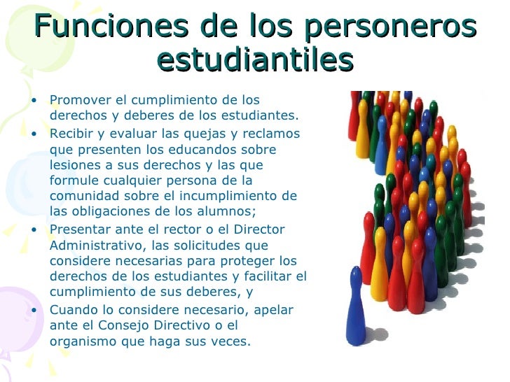 Resultado de imagen para personero estudiantil y sus funciones