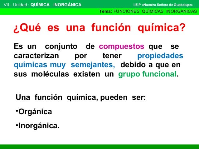Funciones químicas 2
