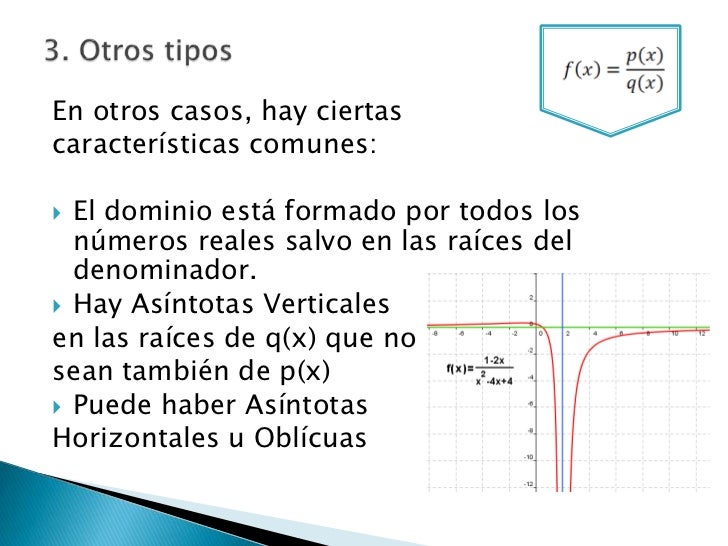 Funciones racionales
