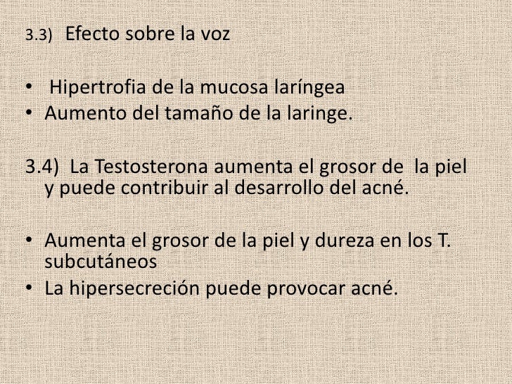 La testosterona aumenta el pene