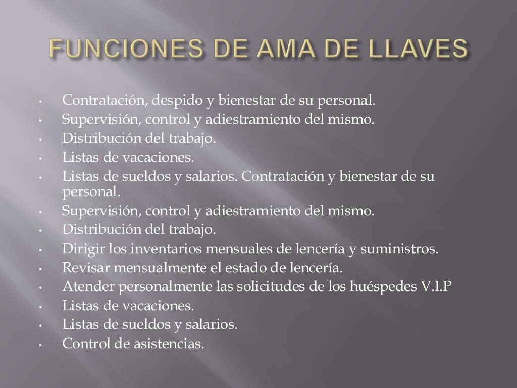 AMA DE LLAVES