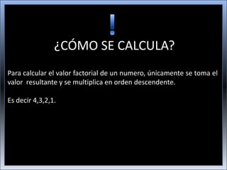 Funcion Factorial
