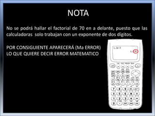 Funcion Factorial