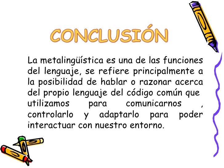 Funcion metalinguistica