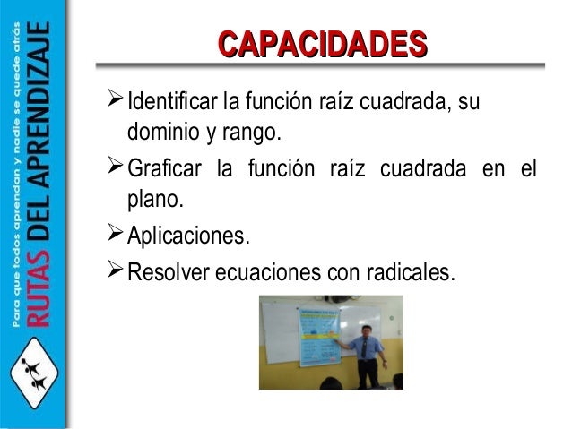 Funcion raiz cuadrada Funcion raiz cuadrada