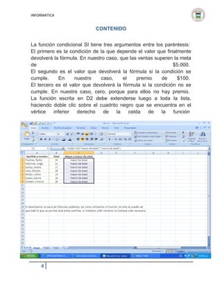 Funcion si condicional | PDF
