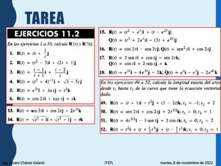 Ing. Álvaro Chávez Galavíz ITSTL martes, 8 de noviembre de 2022
TAREA
 