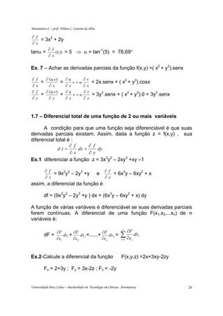 Funcoes de varias calculo 2