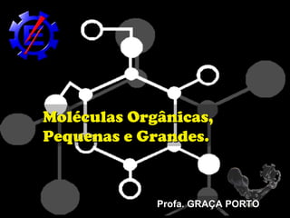 Moléculas Orgânicas,
Pequenas e Grandes.



             Profa. GRAÇA PORTO
 